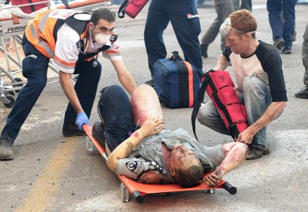 Photo incendie Carmel - décembre 2010